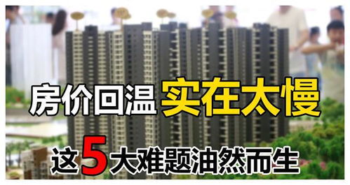 房价回温速度放缓，未来楼市极有可能面临这五大难题